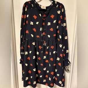 Floral Long Sleeve Dress -